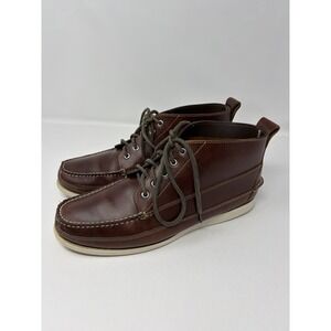 GH Bass Camp Moc Leather Shoes Brown Mens Size 10.5